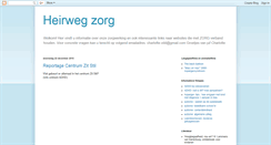 Desktop Screenshot of heirweg-zorg.blogspot.com