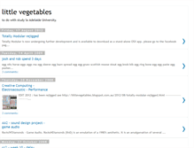 Tablet Screenshot of littlevegetables.blogspot.com
