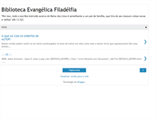 Tablet Screenshot of bibliotecaevangelicafiladelfia.blogspot.com