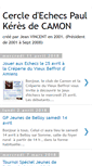 Mobile Screenshot of cercle-echecs-camon.blogspot.com