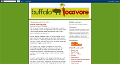 Desktop Screenshot of buffalolocavore.blogspot.com