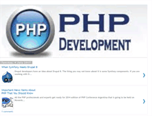 Tablet Screenshot of phpdevelopmentsolutions.blogspot.com