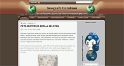 Desktop Screenshot of geografiuntukmu.blogspot.com