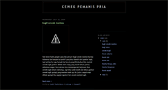 Desktop Screenshot of cewek-pemanis-pria.blogspot.com