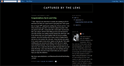 Desktop Screenshot of capturedbythelens.blogspot.com
