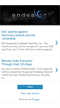 Mobile Screenshot of endeavorsecurity.blogspot.com