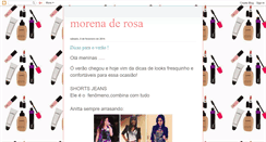 Desktop Screenshot of morenaderosa.blogspot.com