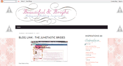 Desktop Screenshot of beautifulandbright.blogspot.com