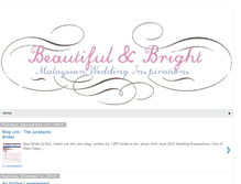 Tablet Screenshot of beautifulandbright.blogspot.com