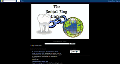 Desktop Screenshot of dentalbloglinker.blogspot.com