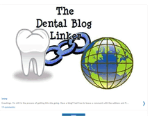 Tablet Screenshot of dentalbloglinker.blogspot.com