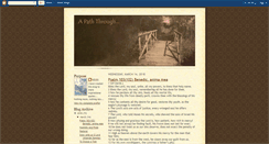 Desktop Screenshot of apaththrough.blogspot.com