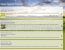 Tablet Screenshot of ideasagainstpoverty.blogspot.com