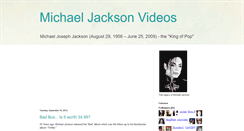 Desktop Screenshot of michael-jackson-videos-mp4.blogspot.com