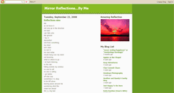 Desktop Screenshot of mirrorreflectionsbyme.blogspot.com