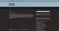 Desktop Screenshot of aircraft-learning.blogspot.com