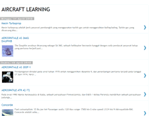 Tablet Screenshot of aircraft-learning.blogspot.com