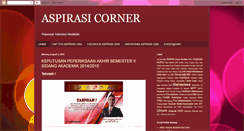 Desktop Screenshot of 1aspirasi.blogspot.com