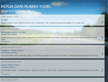 Tablet Screenshot of lowongankerjadarirumah.blogspot.com