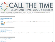 Tablet Screenshot of callthetime.blogspot.com