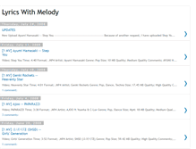 Tablet Screenshot of lyricswithmelody.blogspot.com