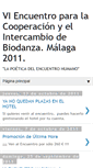 Mobile Screenshot of encuentrobiodanzamalaga2011.blogspot.com