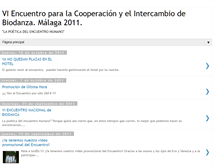 Tablet Screenshot of encuentrobiodanzamalaga2011.blogspot.com