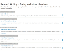 Tablet Screenshot of kwameswritings.blogspot.com