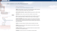 Desktop Screenshot of midetuiqfinanciero.blogspot.com