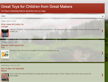 Tablet Screenshot of great-toys-for-children.blogspot.com