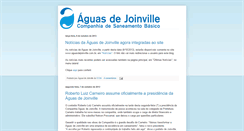 Desktop Screenshot of aguasdejoinville.blogspot.com