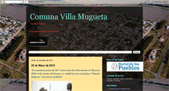 Desktop Screenshot of comunavillamugueta.blogspot.com