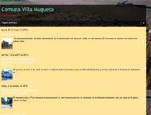 Tablet Screenshot of comunavillamugueta.blogspot.com