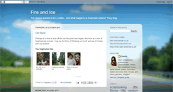 Desktop Screenshot of claudia-fireandice.blogspot.com