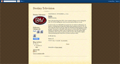 Desktop Screenshot of destinytv.blogspot.com
