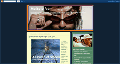 Desktop Screenshot of mattaaivan.blogspot.com