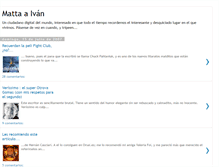 Tablet Screenshot of mattaaivan.blogspot.com