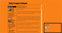 Desktop Screenshot of daily-images-hotspot.blogspot.com