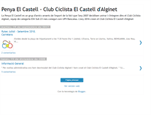 Tablet Screenshot of penyaelcastell.blogspot.com