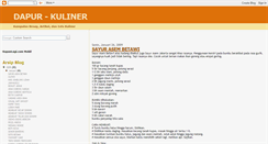 Desktop Screenshot of dapur-campur.blogspot.com