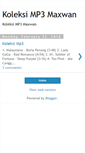 Mobile Screenshot of mp3maxwan.blogspot.com