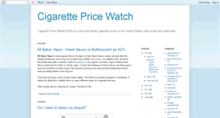 Desktop Screenshot of cigarettepricewatch.blogspot.com