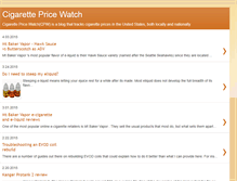 Tablet Screenshot of cigarettepricewatch.blogspot.com