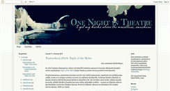 Desktop Screenshot of onenightintheatre.blogspot.com