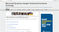 Desktop Screenshot of daynamicsaxaptatutorials.blogspot.com