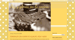 Desktop Screenshot of pazygloriaenlacocina.blogspot.com