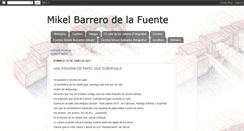 Desktop Screenshot of mikelbarrerodlfuente.blogspot.com