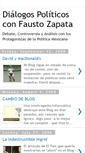 Mobile Screenshot of dialogospoliticosconfaustozapata.blogspot.com