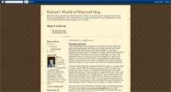 Desktop Screenshot of fafoonswowblog.blogspot.com