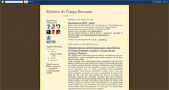 Desktop Screenshot of historiadotempopresente.blogspot.com